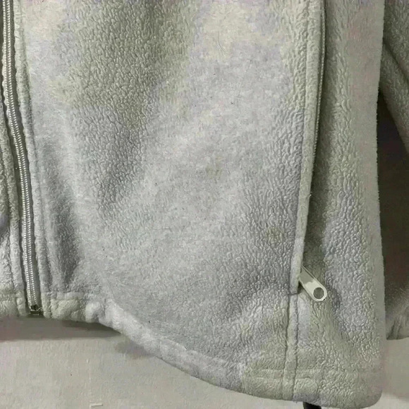 Women’s Grey Columbia Zip Up Fleece Size 2x Adjustable Sides - Picture 6 of 11